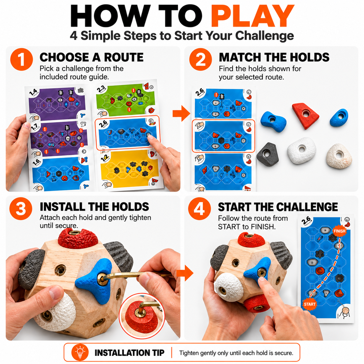 Finger Climbing Block